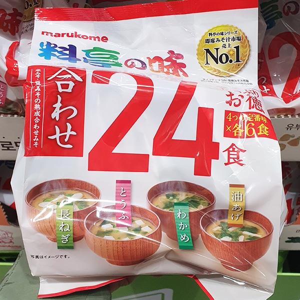 Marukome Instant Miso Soup Paste 24 Servings 432g
