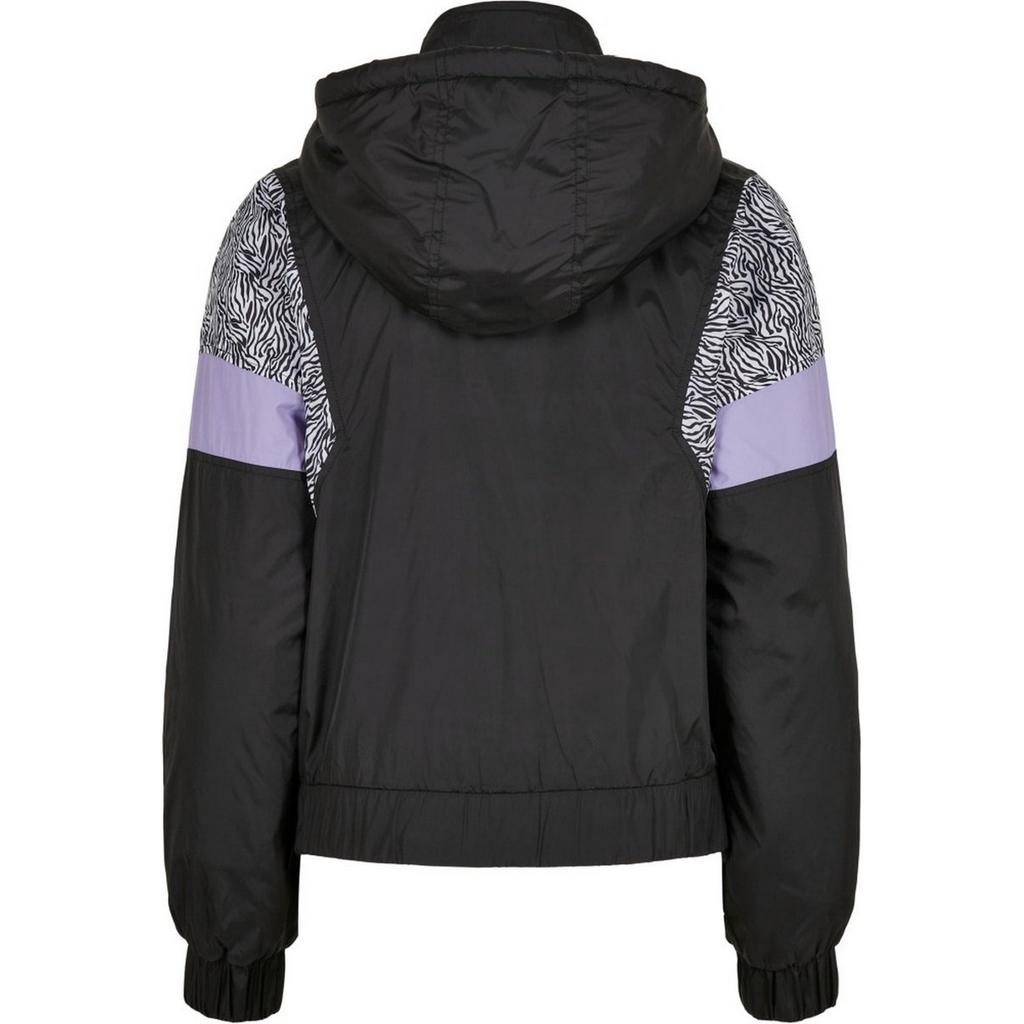 Urban Classics Womens/Ladies Zebra Print Pull Over Jacket