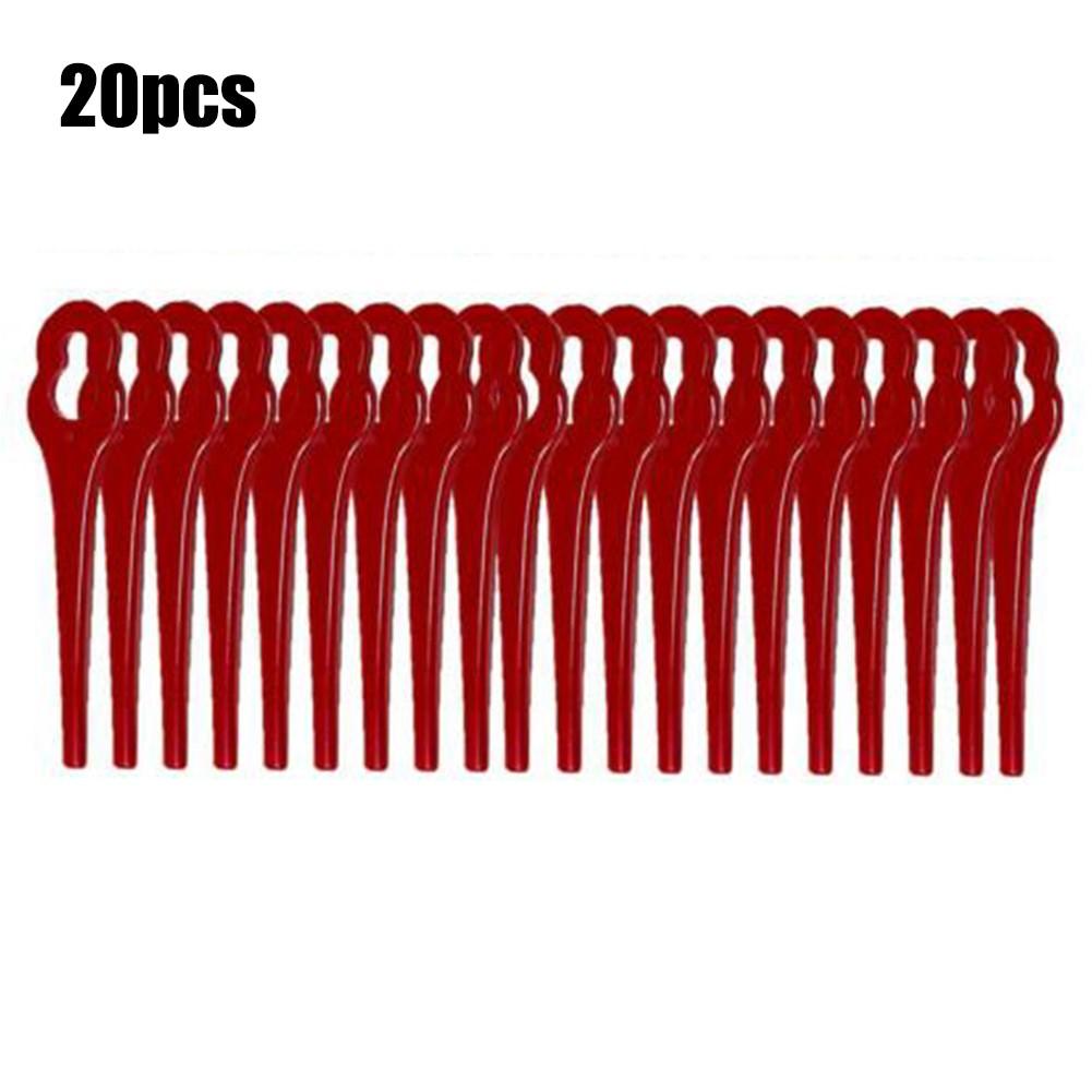 Enhance Your Cutting Capabilities with 20 Pcs Replacement Knives for IKRA HURRICANE HATI 18 Li Battery Lawn Trimmer