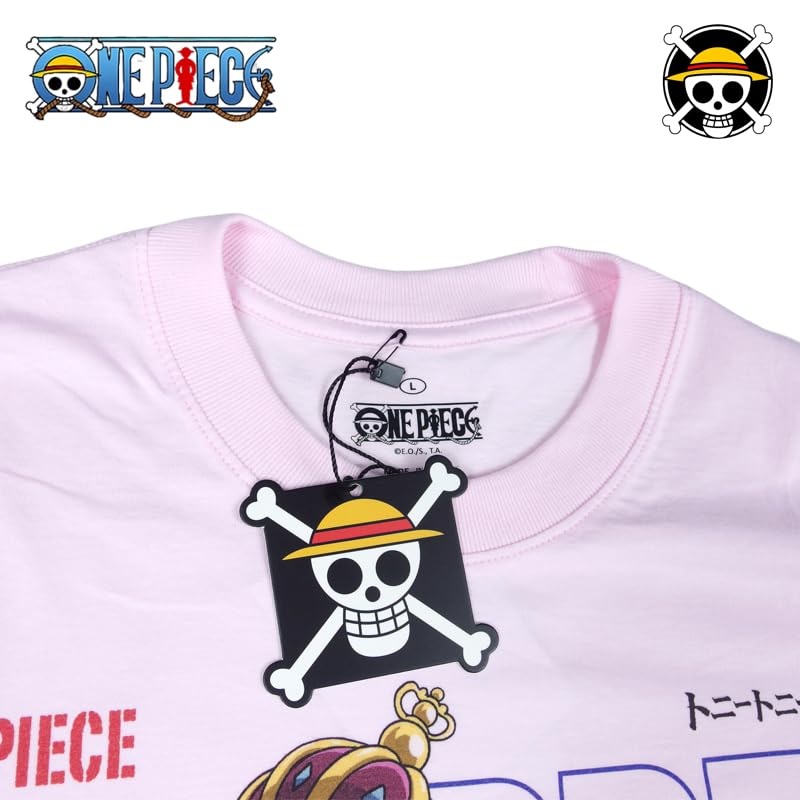 EVERSOUL ONE PIECE Short Straw Hat Character Anime Movie Light Size L T-Shirt, Sleeve, Chopper, Pirates, Luffy, Sanji, Zoro, Nami, Merchandise, Tee,