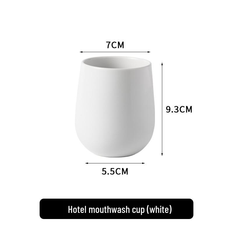 Hotel Bathroom Essentials Set: Washstand Tray, Disposable Toothbrushes, Tissue & Tea Box, Remote Holder