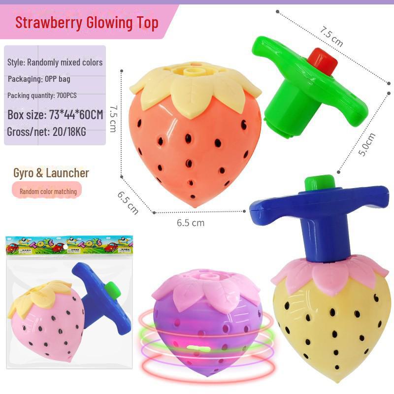 Colorful Flashing UFO Gyroscope Toy with Music for Kids