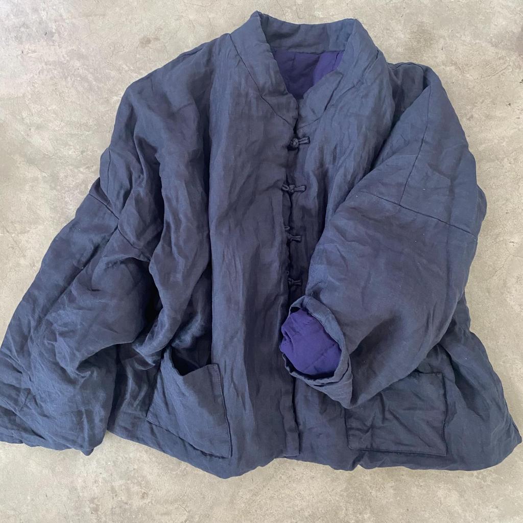 Johnature Drucken Vintage Stil Lange Ärmel Frau Winter Einreiher Chinesischen Stil Casual Retro Mäntel