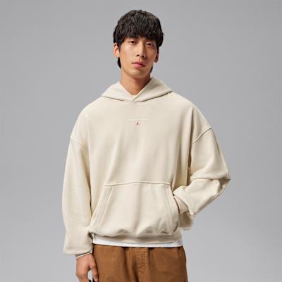 Jordan Sweatshirts Men s Ecru Hooded Non Detachable Moderate S