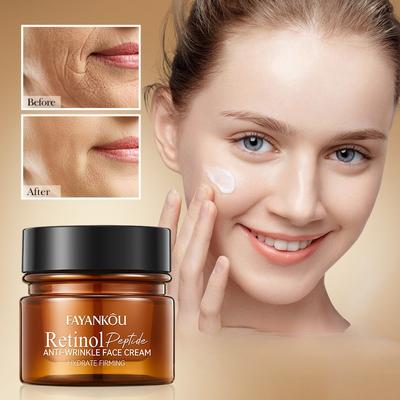 50 g Retinol Peptide krém proti vráskám Rozjasňující a hydratační krém na obličej
