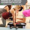 Aerobic Stepper, Adjustable Height, Non-Slip Surface, 78 x 29 x 20 cm