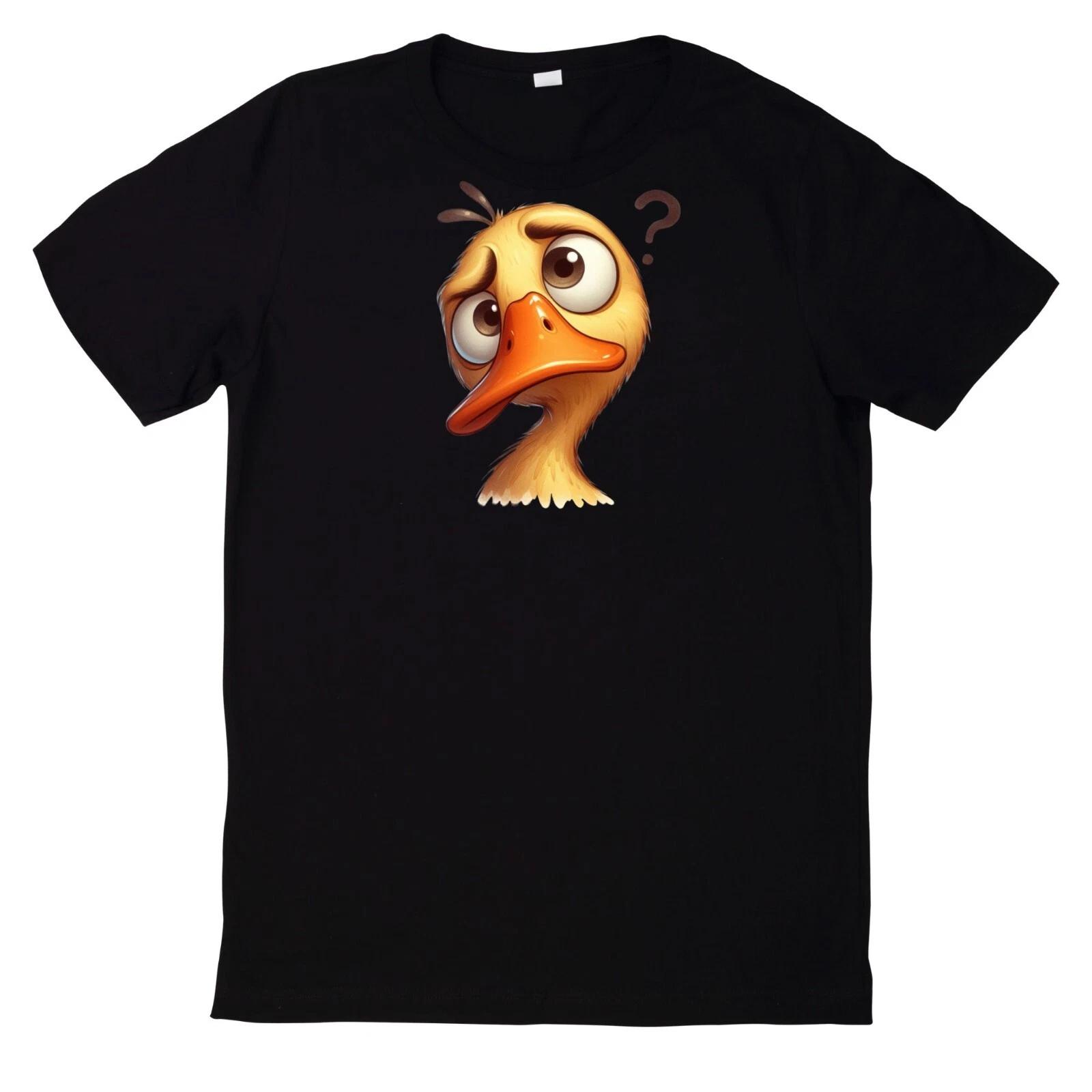 T-Shirt Niedliche Schrullige verdächtige Ente XL