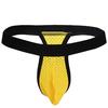 Men's Sexy Mesh Bulge Pouch Breathable T-Back G-string Briefs Thongs Underwear