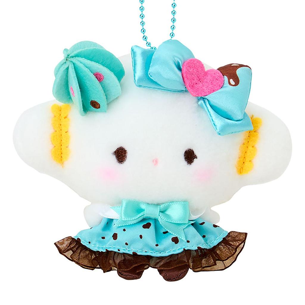 Sanrio Mascot Holder Cogimyun Polyester Suitable for Ages 6 and Up Item 061573 (Chocolate Mint) - - - - No.