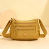 Damen Schultertasche mit großer Kapazität aus wasserabweisendem Nylon, Mehrfachfach-Pendler-Tasche, Umhängetasche