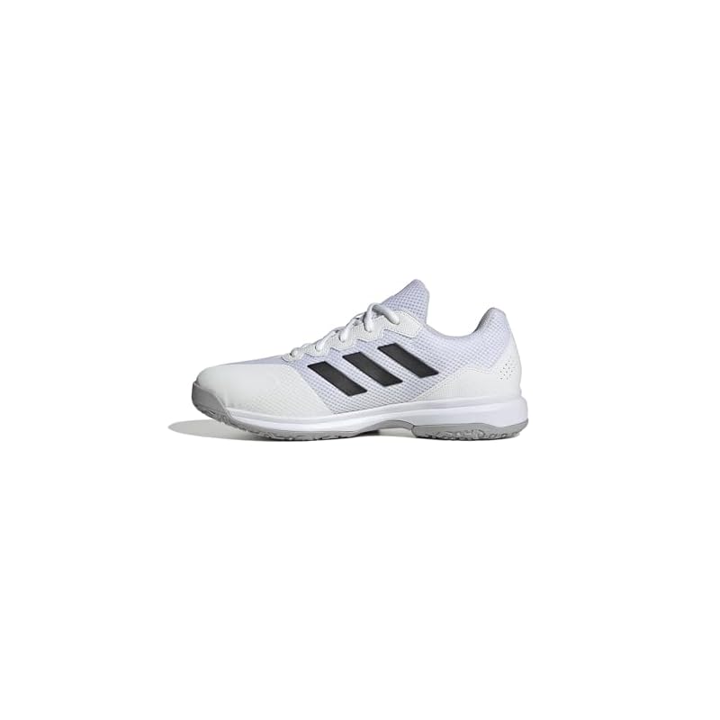 Adidas Tennis Shoes Game Court 2 OC Unisex Adult LKS39 Footwear White/Core Black/Grey Two (JQ5010) 27.5 Cm