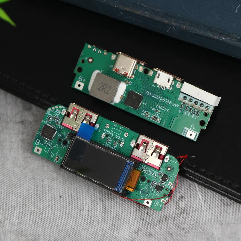22.5W Fast Charging Module For Diy Power Bank Pd Qc Vooc 3.7V Lithium Battery Charger Board Circuit Protection With Led Display