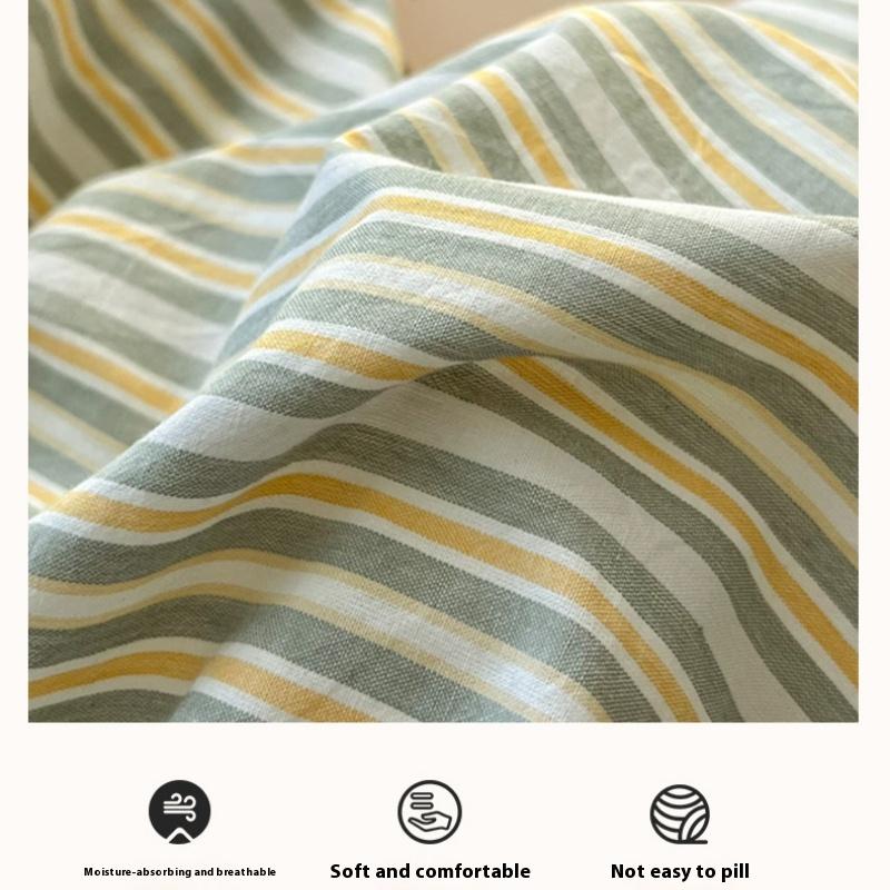 Cotton Bed Sheet Quilt Cover Bedroom Bunk Bed Pure Cotton Quilt Cover Bed Sheet Bedding Set Simple Style