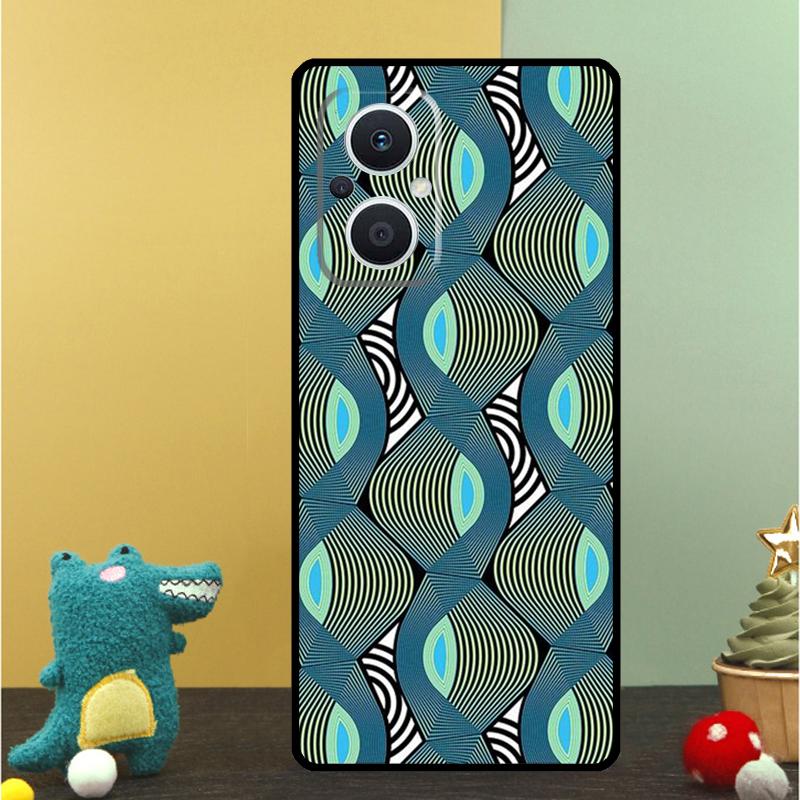 African Style Fabric Print Case For OPPO Reno 15 Pro 15F 10 11 12 13 13F 14 14F 8 7 Lite 8T OPPO Find X9 X8 X6 Pro Cover