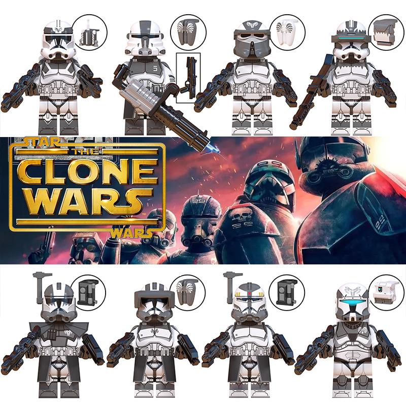 Star Wars Clone Wars Byggeklosser Wolfpack Wolfe Samlede Leker Puslespill