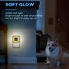 Mini LED Night Light EU Plug-In Led Light Eye Protection Night Light Lamp Square Shape Sensor Nights Lamp For Bedside