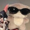 Mini Oval Sunglasses  Clear Plastic Glasses For Mini Plush Cotton Dolls Idol Doll Sunglasses Accessories