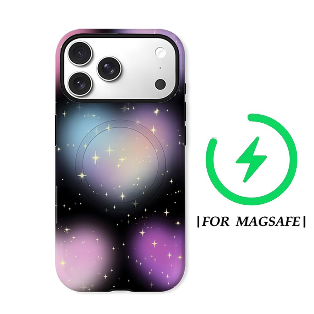 Glowing Heart Sparkle Phone Case for IPhone 17AIR 16E 16 15 14 13 12 11 17 Pro Max Plus Double-layer Back Cover
