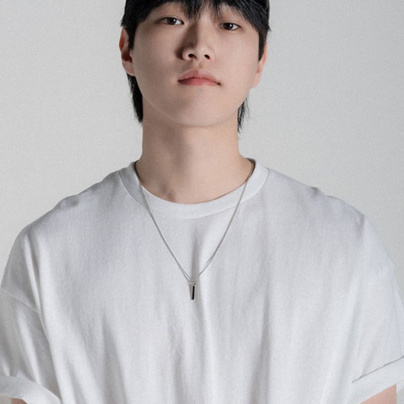 BICYCLE TROPHY S.S chain necklace 20 (short pendant / all surgical steel)