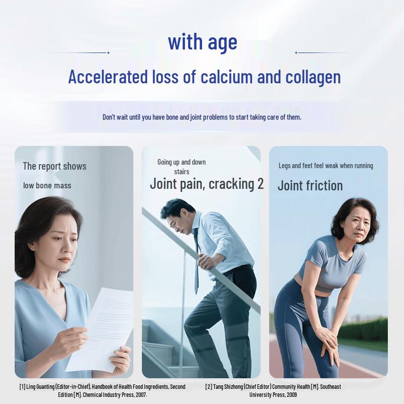 BY-HEALTH Collagen Chondroitin Calcium Tablets (540 Tablets Gift Box)