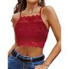 Lace Bralette For Women High Neck Camisoles Racerback Double-