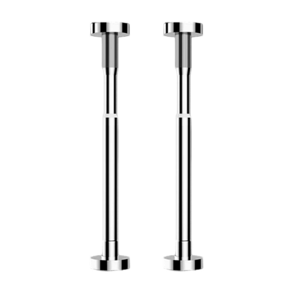 

2 PCS Undermount Sink Support Brackets Stainless Steel Adjustable Height 30cm to 50cm For Cabinet Based Sink Installations срібний