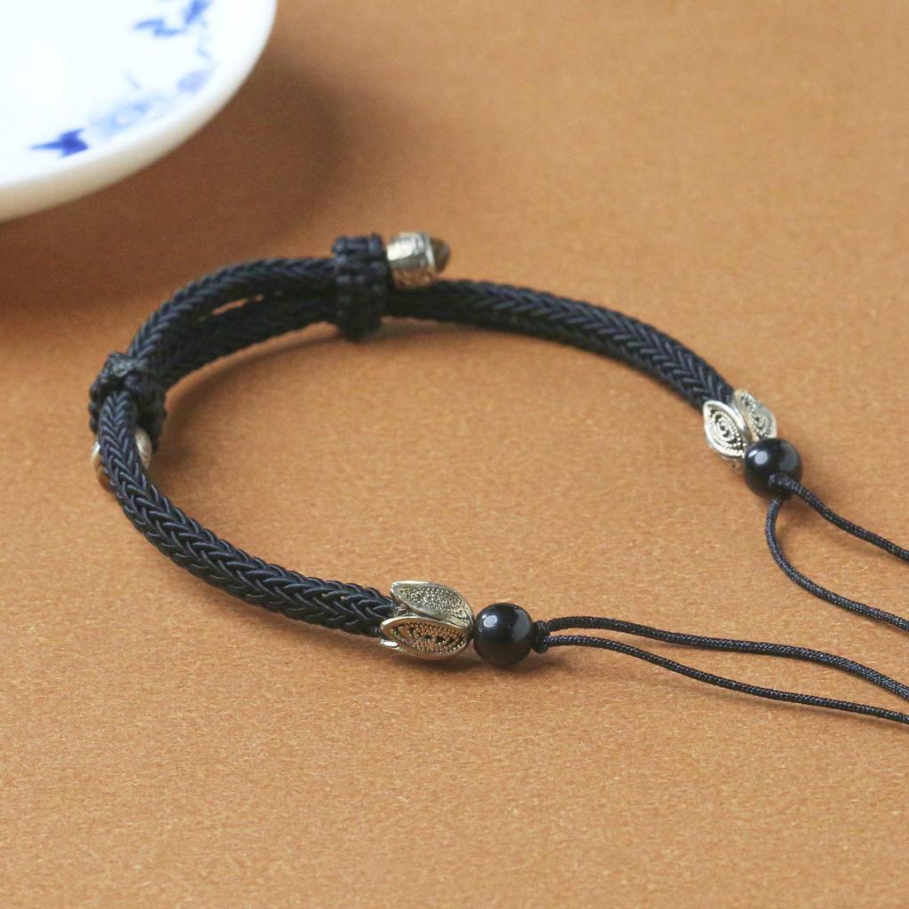 Gold Bead Bracelet String for Men's & Women's Beads - Semi-Finished Pixiu, Peace Buckle, Ru Yi Universal String