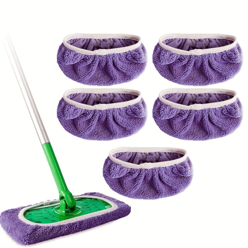 Reusable Mop Pads Compatible With Sweeper, Dry And Wet Dual-Purpose Flat Mop Covers