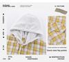 Camicie a quadri con cappuccio da ragazzo 2025: Stile coreano alla moda per bambini
