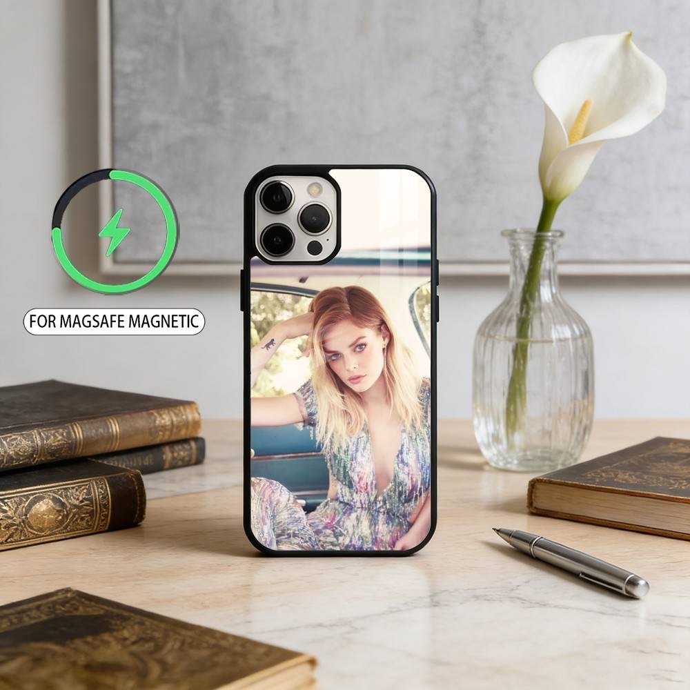 S-Samara Beauty W-Weaving Magnetic For Magsafe Wireless Charging Phone Case For iPhone17,16,15,14,13,12,11 Plus,Pro Max