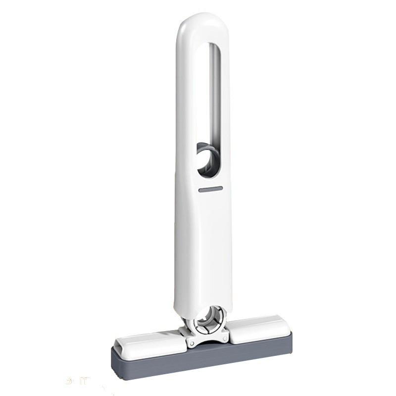 Compact Handheld Sponge Mop for Car, Desktop, and Bathroom - Absorbent & Wash-Free