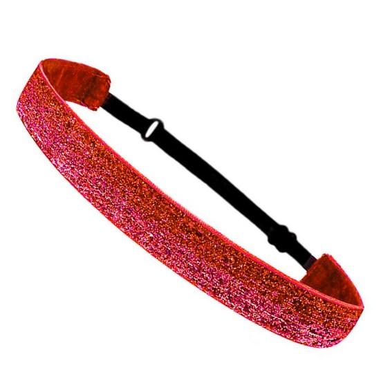 Fashion Kids Glitter Non Slip Stretch Hairband Sports Headband Hair Accessory