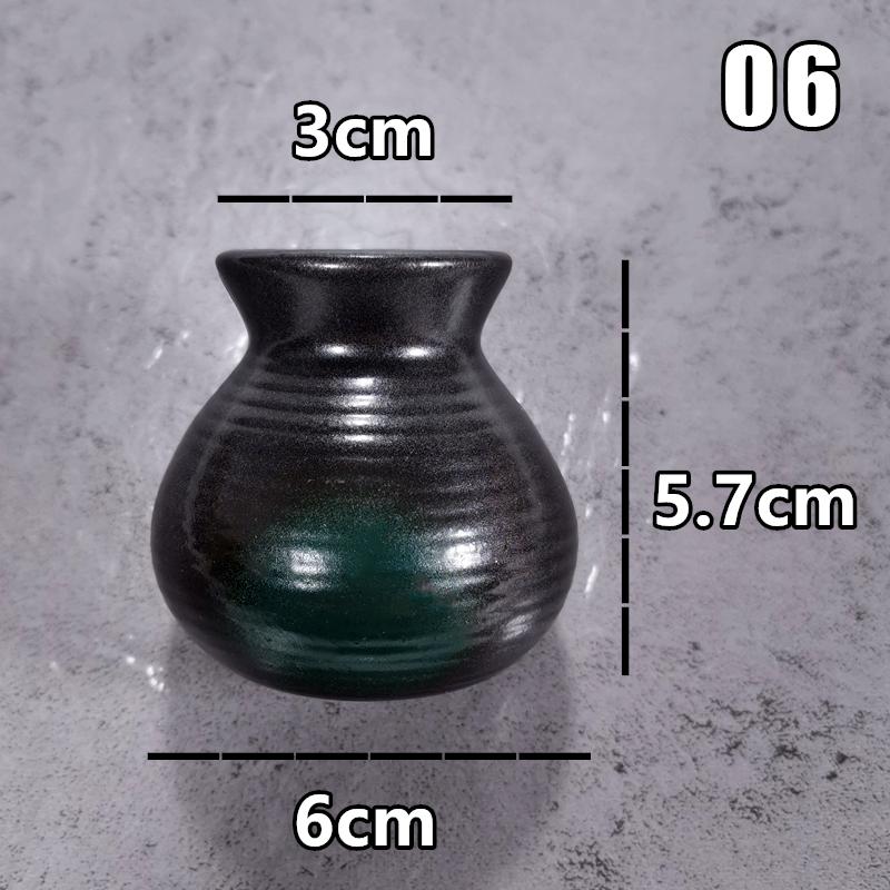 Sushi Shop Sashimi Plate Decor Small Bottle Dry Ice Barrel Ceramic Toothpick Holder Japanese Style Fruit Picks Container Jar Box