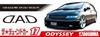 Aoshima Bunka Kyozai The Tuned Car Series 17 Honda RB1 Odyssey 2003 Plastic Model (AOSHIMA) 1/24 No. D.A.D