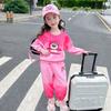 Spring Autumn Baby Girl Cartoon Bear Two Piece Set Fashionable Cute Outfit