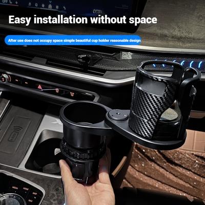 4 In 1 Car Cup Holder  For BMW  X5  G05 2025-2025 Car Cup Holder  Car  Extender Multifunctional Rotating Car Cup Holder