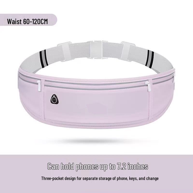 

Ультратонка водонепроникна спортивна поясна сумка - Унісекс для бігу, фітнесу, подорожей, з великою місткістю для телефону