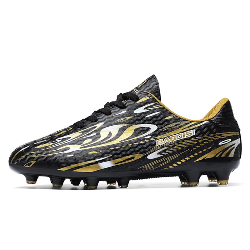 Fashion Men's Soccer Shoe TF/FG Non-Slip Turf Soccer Cleats Train Shoes Comfortable Simple Design Sneakers Casual Lace Up Football Boots