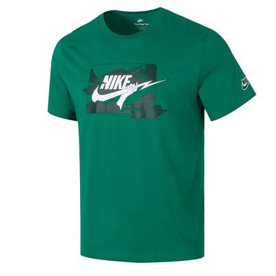 Letter Logo Print Comfortable Breathable Short Sleeve T-Shirt Men T-Shirts Green FZ5420-365