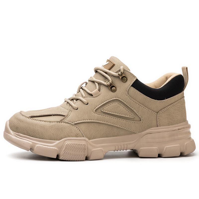 For Men, Anti-smash and Anti-piercing Steel Bag Head Work Shoes, Light and Comfortable Four-season Labor Insurance Shoes