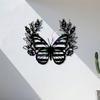 Retro Iron Butterfly Wall Decor, Metal Art for Independence Day, Memorial Day, Christmas, New Year, Housewarming Gift