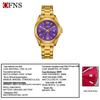 European Empress Dowager Roman Quartz Ladies' Wristwatch - Waterproof, Steel Band, Elegant Sun Pattern Design