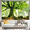 Beautiful Natural Forest Printed Large Tapestry Stone Landscape Wall Hanging Blanket Tropical Tree Tapestries Room Home Decor