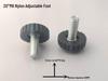 Adjustable Anti-Slip Furniture Feet with Mushroom Head Nails