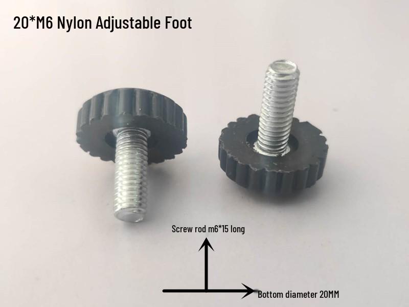 Adjustable Anti-Slip Furniture Feet with Mushroom Head Nails