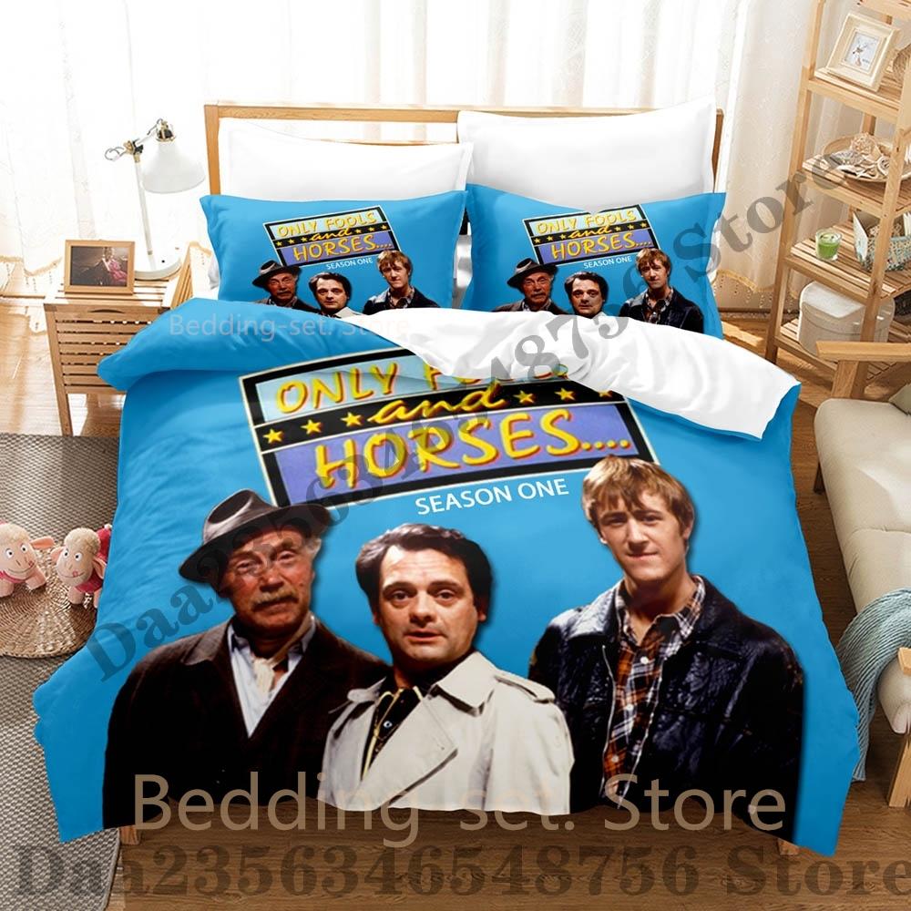 Only Fools And Horses Bettwäsche-Set Einzelbett Twin Full Queen King Size Bettwäsche-Set Schlafzimmer für Erwachsene Bettbezug-Sets Anime Bettlaken-Set