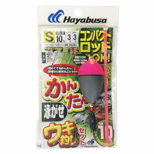 

Компактный удилище Hayabusa HA183 Easy Swim Float Fishing Set S HA183