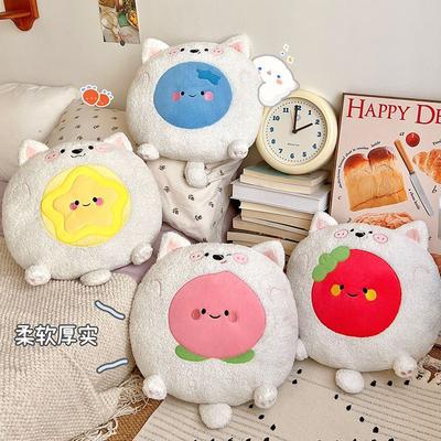 Creative Soft Fruit Puppy Pillow Plush Toy West Highland Doll Home Sofa Pillow Cushion Ragdoll