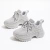 Dad Shoes Women's Thick-soled High-soled Shoes with Diamonds and Women's Thick-soled Sports Shoes