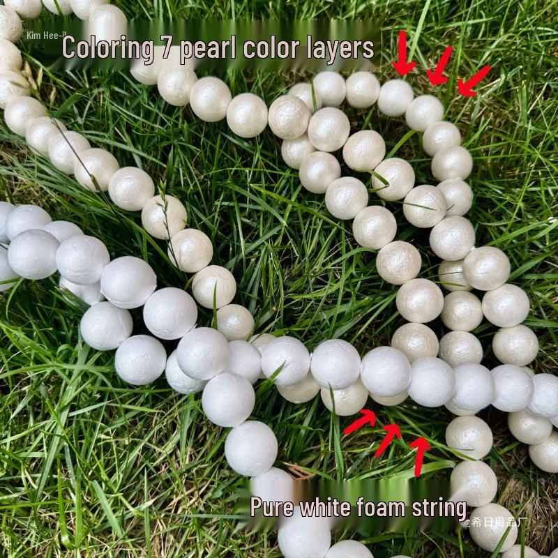 Giant Pearl String Wedding Ornament for Display and Photo Backgrounds